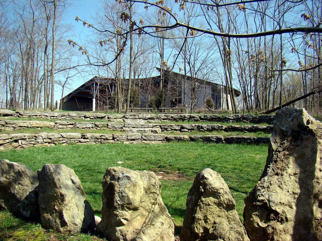 Amphitheater at McConnell Springs, a park and recreation area located at the historic springs where the town of Lexington, Kentucky was founded.